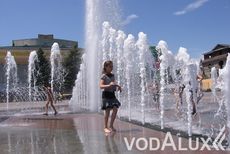 Пешеходный фонтан на Центральной площади