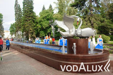 Цветомузыкальный фонтан в Горно - Алтайске