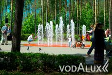 Пешеходный фонтан в Парке Победы Липецка