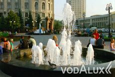 Динамический фонтан в Харькове