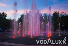 Реконструкция фонтана в парке города Мытищи