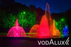 Строительство цветодинамического фонтана в Железногорске