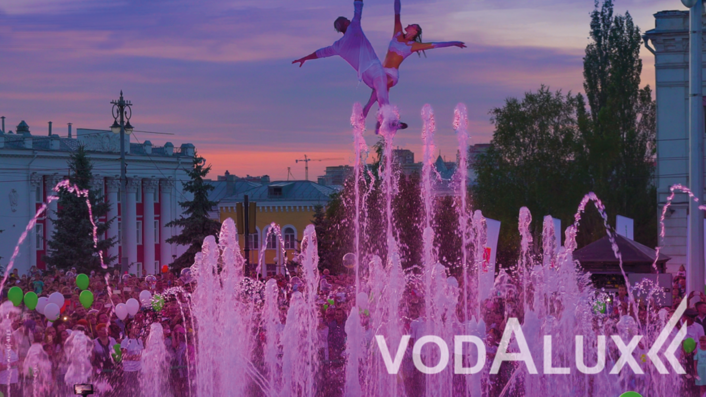 Строительство пешеходного цветомузыкального фонтана во Владимире