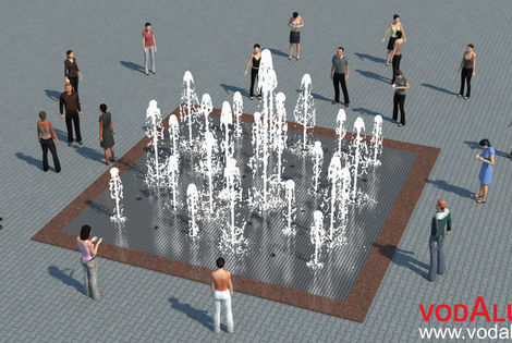 Проект пешеходного фонтана в Московской области