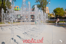 Пешеходный фонтан в Новокосино