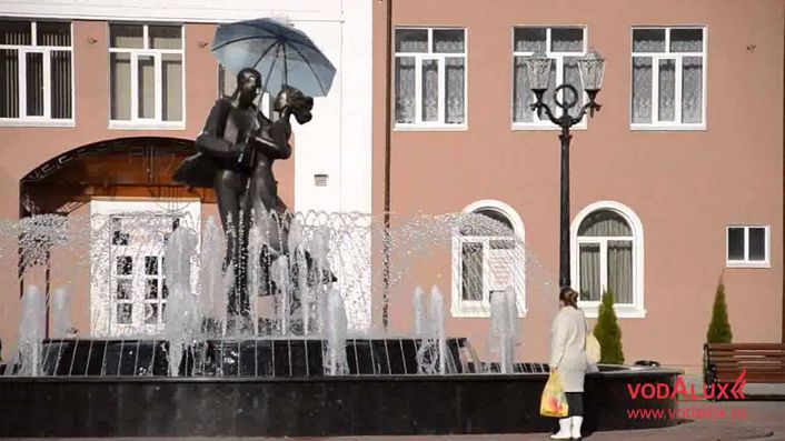 Фонтан "Вальс Дождя" в городе Клинцы Брянской области