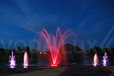 Плавающий фонтан в Тамбове