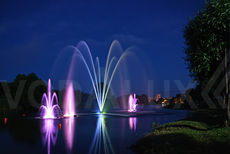 Плавающий фонтан в Тамбове