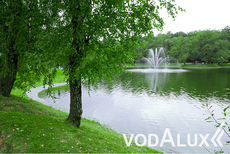 Останкинский парк, новые плавающие фонтаны.