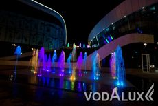 Пешеходный светодинамический фонтан в г. Алма-Ата