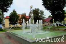 Запущен фонтан в городе Постава