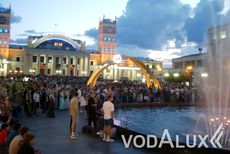 Цветомузыкальный фонтан в Харькове