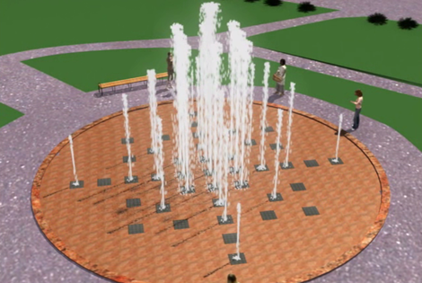 Строительство фонтанов в Курске