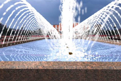 Реконструкция фонтана в Орехово-Зуево