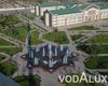 Фонтанный комплекс у мечети в Грозном