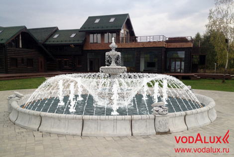 Проект фонтана в санатории города Капшагай (Казахстан)