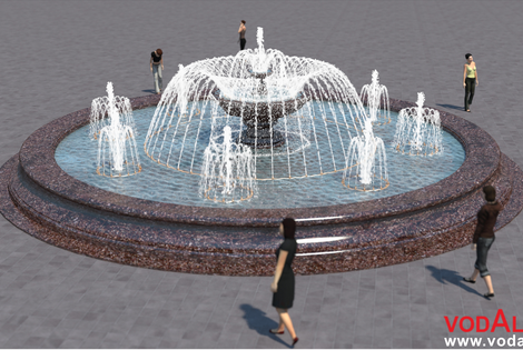 Классический фонтан в Екатеринбурге