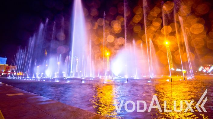 Большой фонтан в Кызыл-орде (Казахстан)
