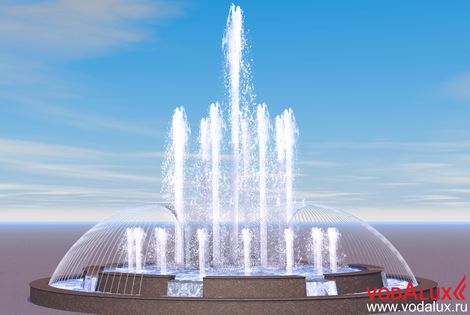 Строительство фонтана с переливами в Вологодской области