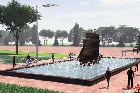 Строительство скульптурного фонтана в Пскове