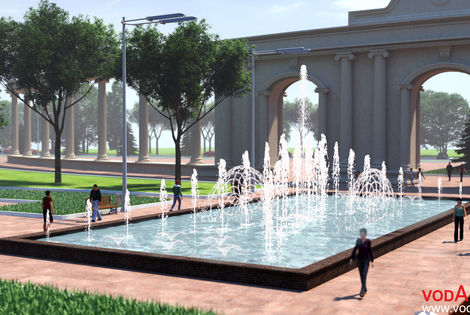 Проектирование фонтана в Уфе