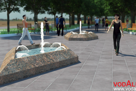 Строительство фонтанов в Курганской области