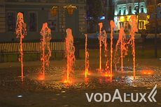 Пешеходный фонтан в Богородске