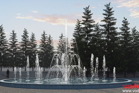 Строительство фонтана с круглой чашей в Пятигорске