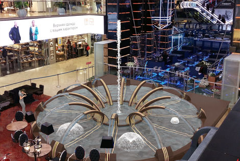Проект фонтана в торговом центре в Калужской области