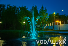Плавающий фонтан в Свердловской области