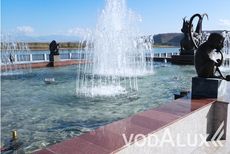 Цветодинамический фонтан в г.Кызыл