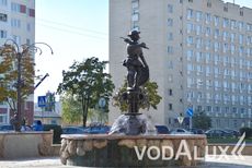 Скульптурный фонтан в г.Жодино (Беларусь)