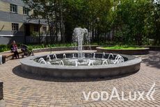 Цветодинамический фонтан в г.Оха (Сахалинская область)