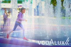 Пешеходный цветодинамический фонтан в Домодедово
