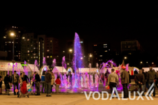 Цветомузыкальный фонтан на площади Юности в Зеленограде