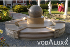 Строительство фонтана Плавающий шар  на частной территории в Казани