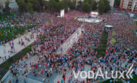 Церемония открытия комплекса цветомузыкальных пешеходных фонтанов в г.Воронеже