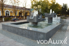 Реконструкция фонтана в Белгородской области
