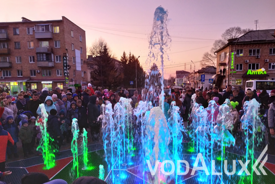 Строительство пешеходного фонтана в Спасске-Дальнем (Приморье) - 2019 - Новости - Vodalux-fontan.ru