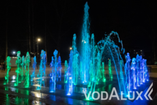 Строительство пешеходного фонтана в парке Майский города Брянска