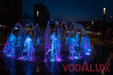 Цветодинамический фонтан в Троицке