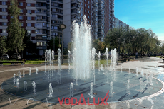 Строительство пешеходного фонтана в Новокосино г. Москва