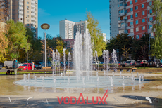 Пешеходный фонтан в Новокосино г. Москва