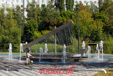 Фонтан «Парус» на Ивановских прудах в Москве