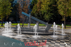 Фонтан «Парус» на Ивановских прудах в Москве