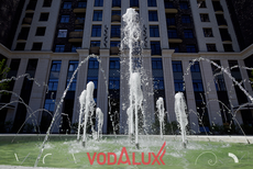 Фонтан в Останкино у ЖК Достижение.