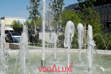 Фонтан в Останкино у ЖК Достижение.