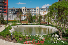 Водоём в ЖК Достижение. Москва. 2025