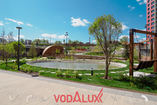 Водоём в ЖК Достижение. Москва. 2025