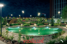 Водоём в ЖК Достижение. Москва. 2025